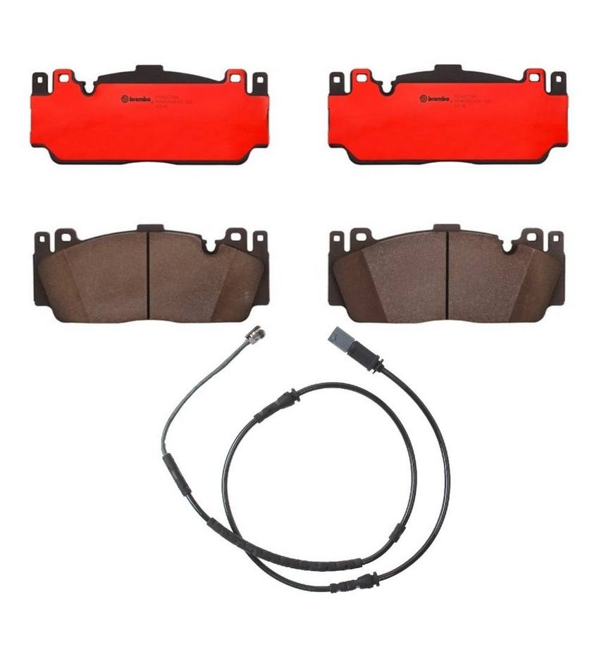 Brembo BMW Brakes Kit - Pads Front (Ceramic) (with Sensor) 34356791958 - Brembo 2657457KIT